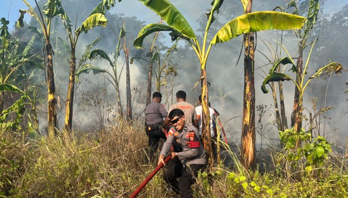 Cegah Karhutla, Kapolres Morotai Ingatkan Sanksi Pidana Pembakar Lahan